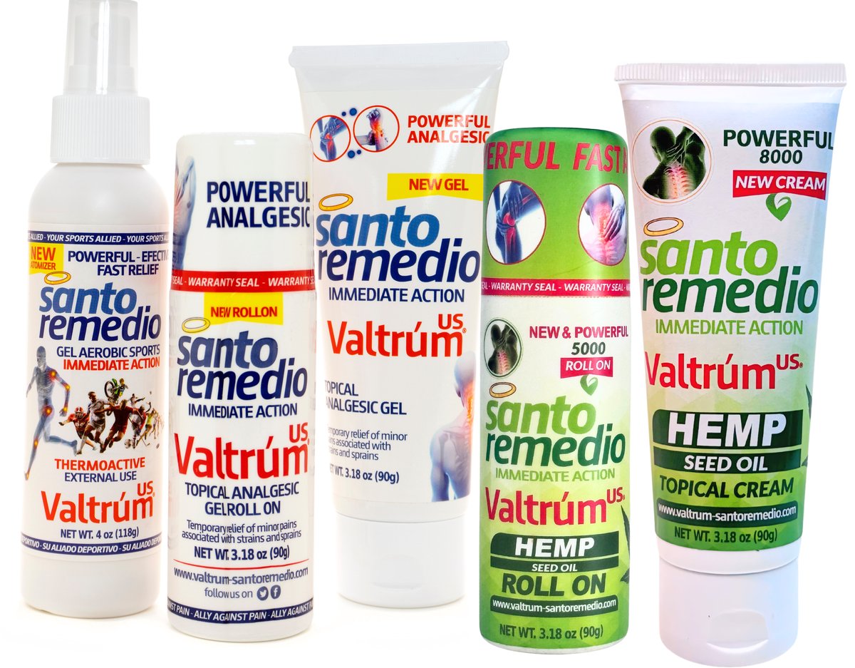 Valtrum gel roll-on aplicación